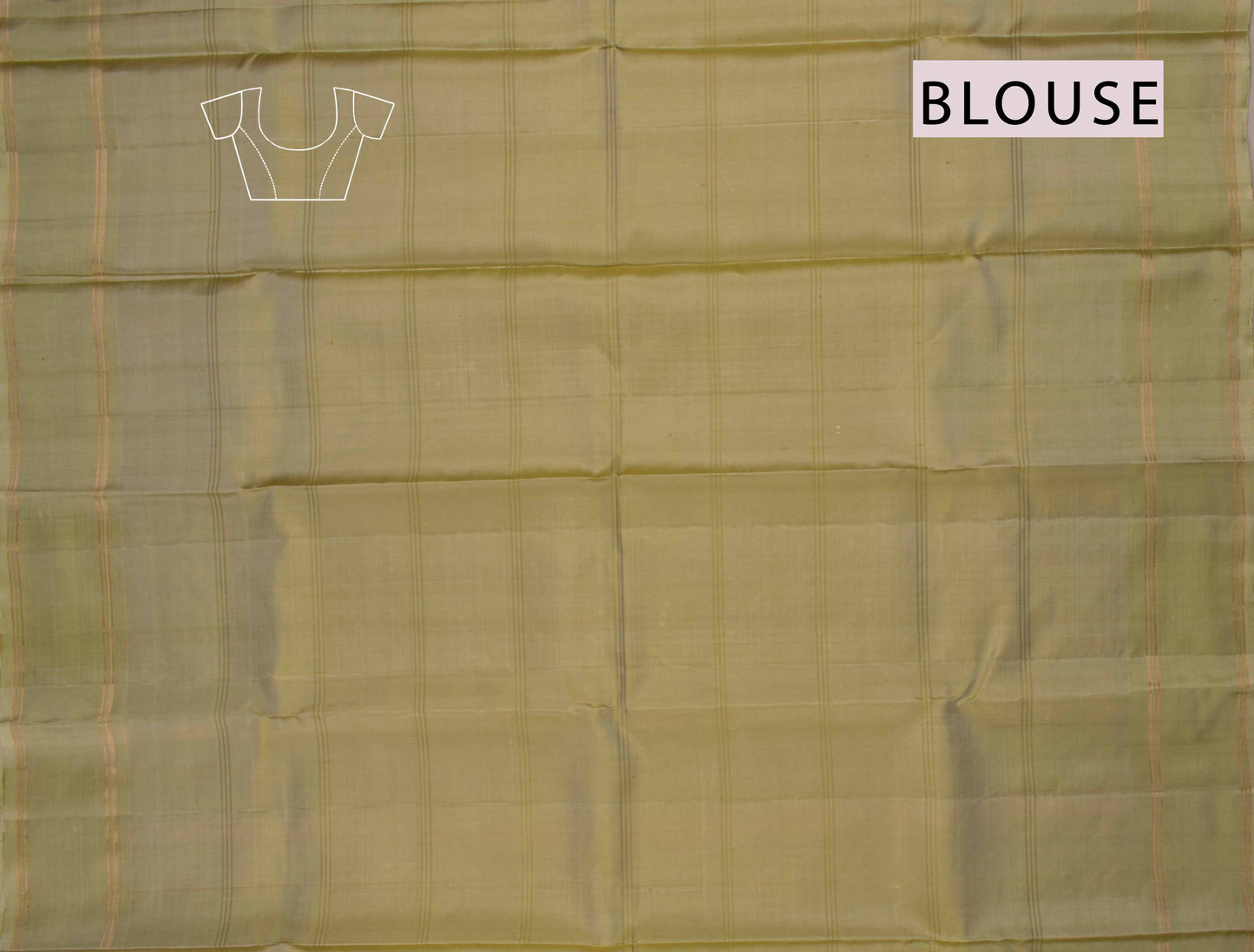 Light Copper Light Weight Pure Silk Fancy Butta Green Zari Border Pallu Saree NAA189