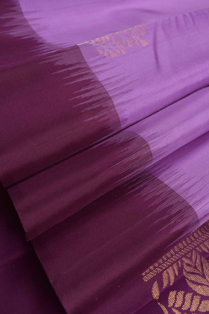 Light Voilet Light Weight Pure Silk Fancy Butta Voilet Border Zari Pallu Saree NAA191