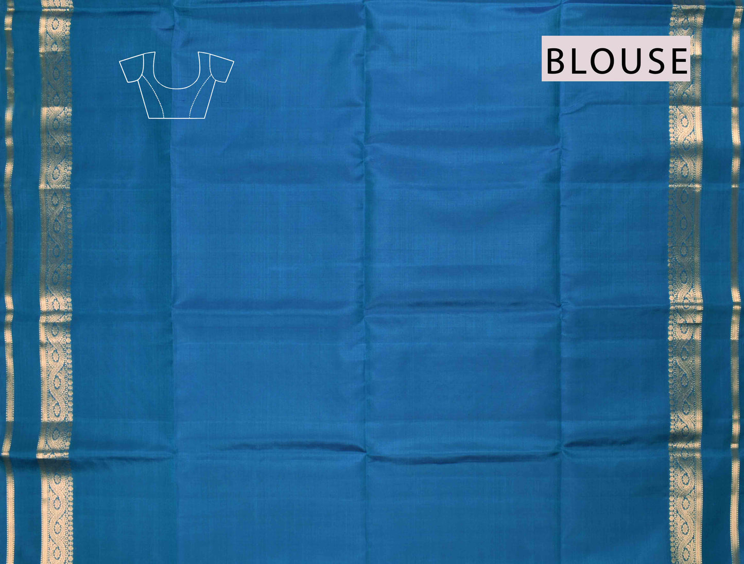 Navy Blue Pure Soft Silk Fancy Mango Butta Blue Zari Border Pallu Saree NAA193