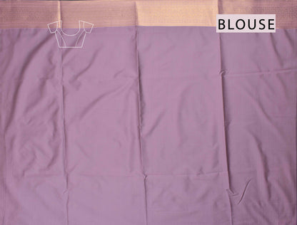 Green Mini Butta Pink Rich Contrast Pallu Semi Soft Silk Saree