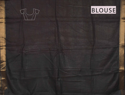 Red Bengal Cotton Rhythms of Sea Zari Pallu Saree