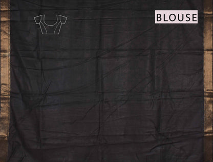 Green Bengal Cotton Rhythms of Sea Zari Pallu Saree