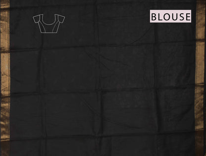 Blue Bengal Cotton Rhythms of Sea Zari Border Saree