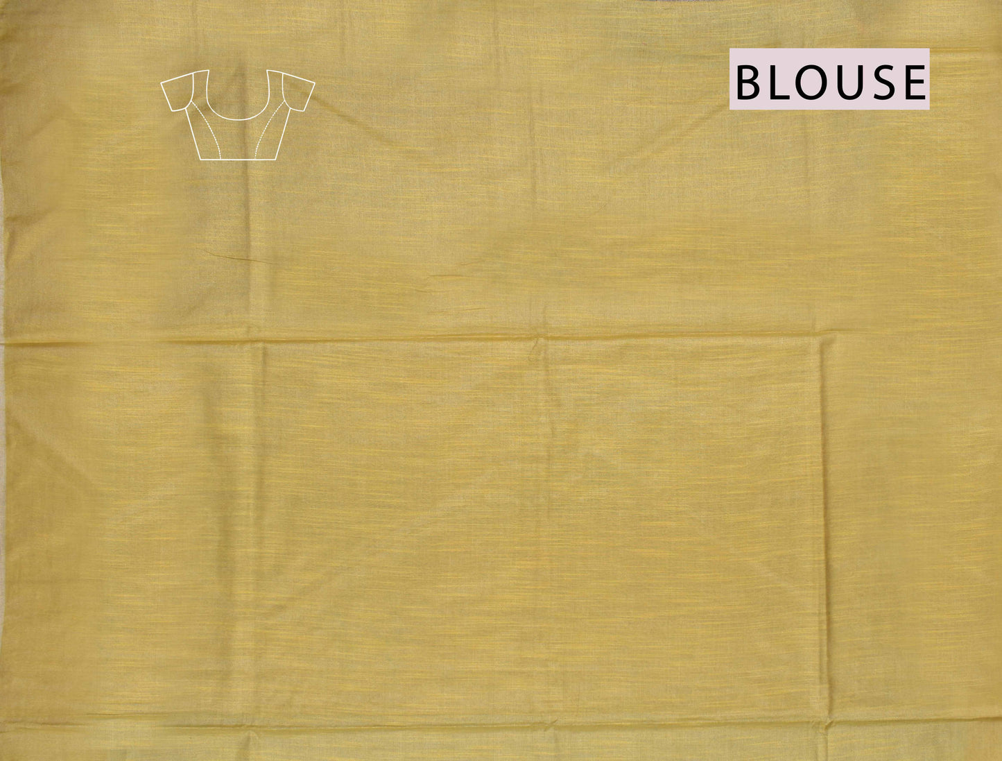 Blue Semi Linen Dots and Darts Tissue Style Saree