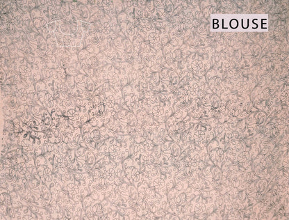 Green Kalamkari Pure Cotton  Floral Print Peacock Border Saree