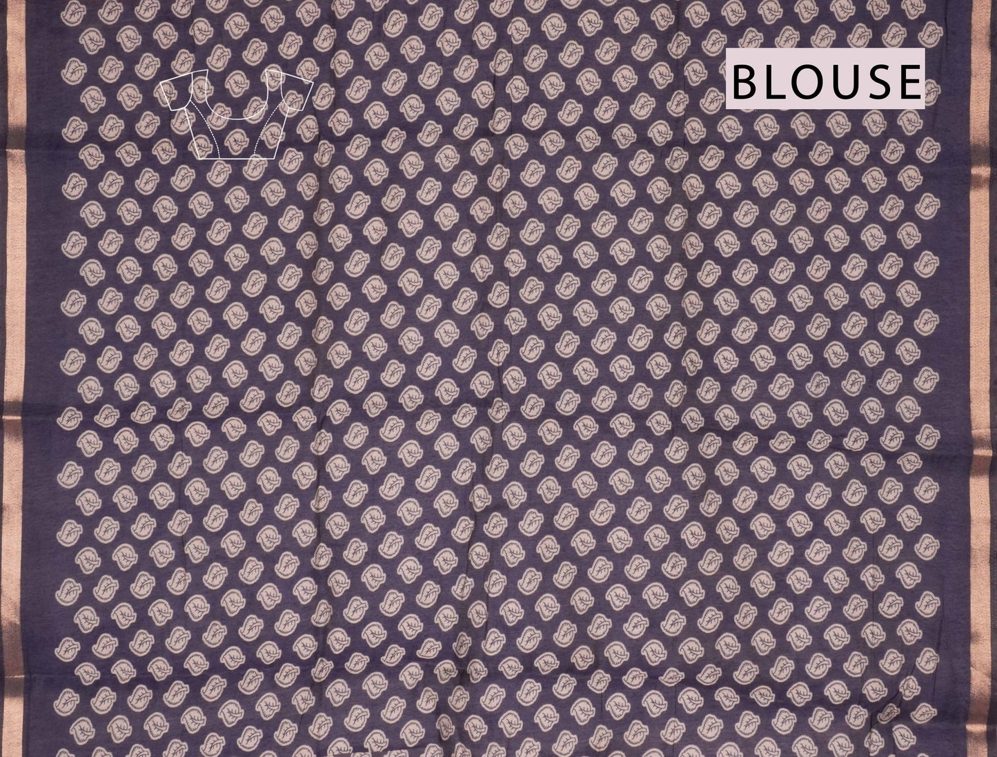 Pink Cotton Kalamkari Lotus Printed Saree