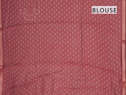 Black Fancy Zig Zag Printed Cotton Ajrakh Style Pallu Saree