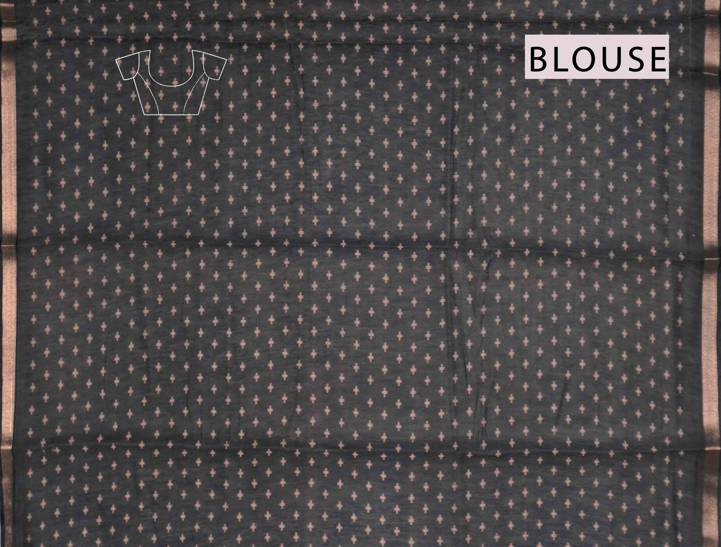 Maroon Fancy Zig Zag Printed Cotton Ajrakh Style Pallu Saree