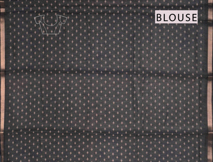 Maroon Fancy Zig Zag Printed Cotton Ajrakh Style Pallu Saree