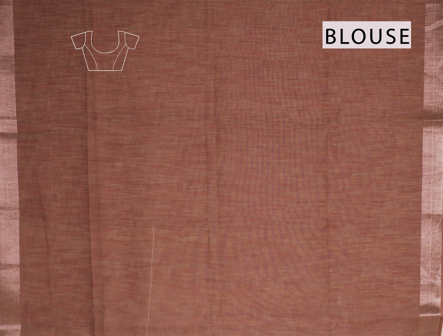 Brown  Cotton Royal Pichwai Cow Printed Silver Border Saree