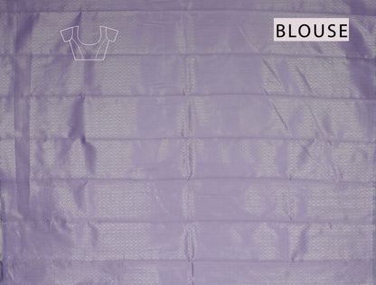 Violet Semi Silk Tissue Self Jacquard Saree
