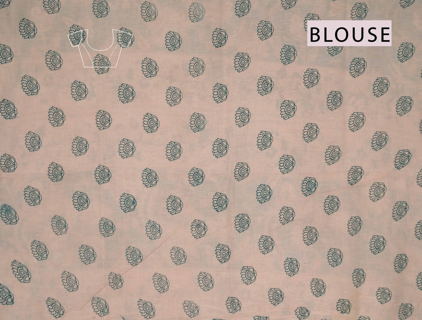 Red Kalamkari Pure Cotton Village Art Print  Saree