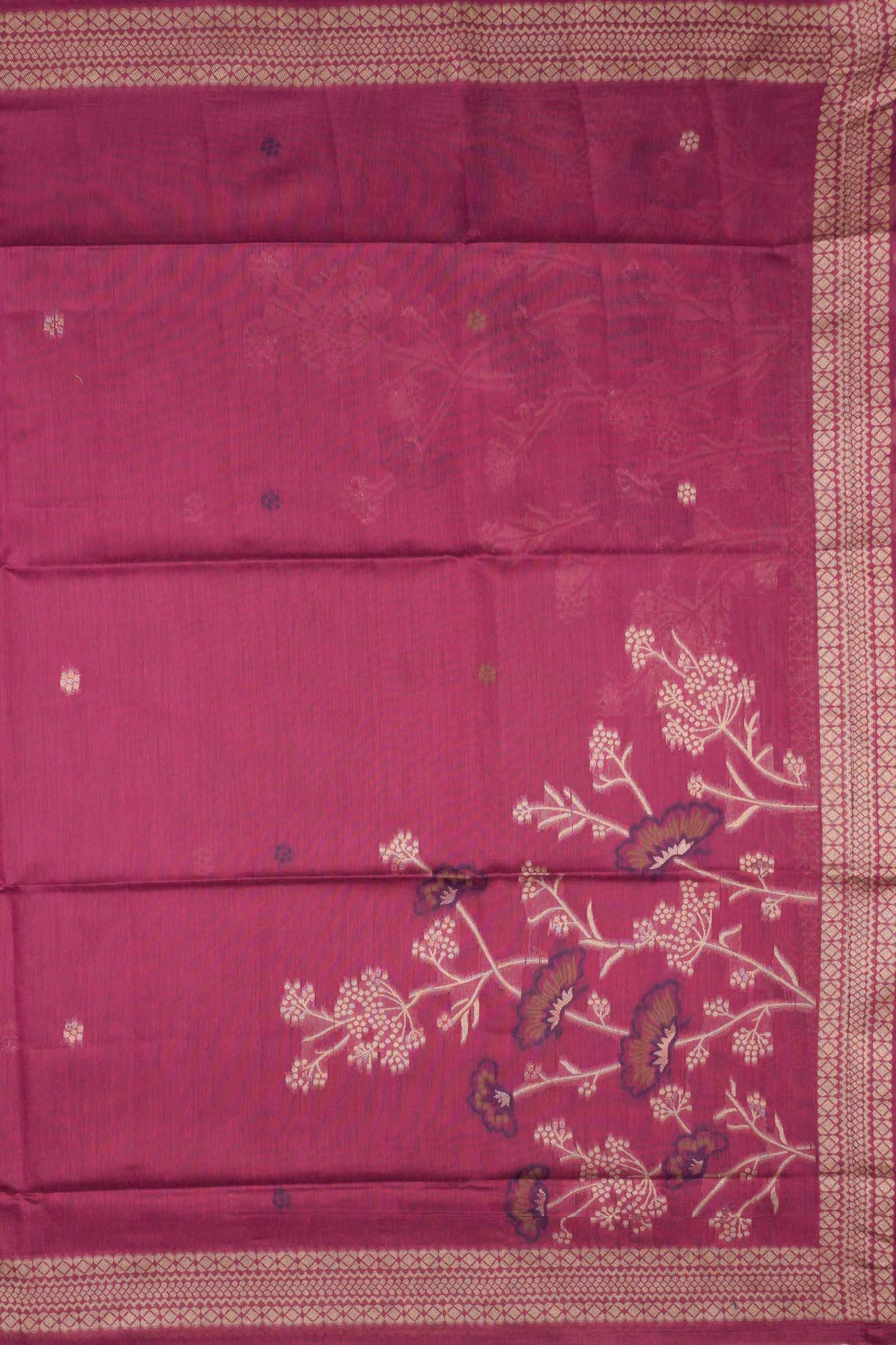 Purple Pure Cotton Chudithar Material Bloom Edit Suit