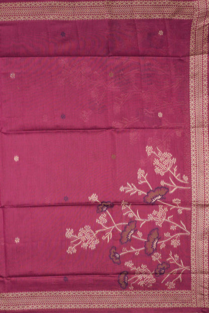 Purple Pure Cotton Chudithar Material Bloom Edit Suit