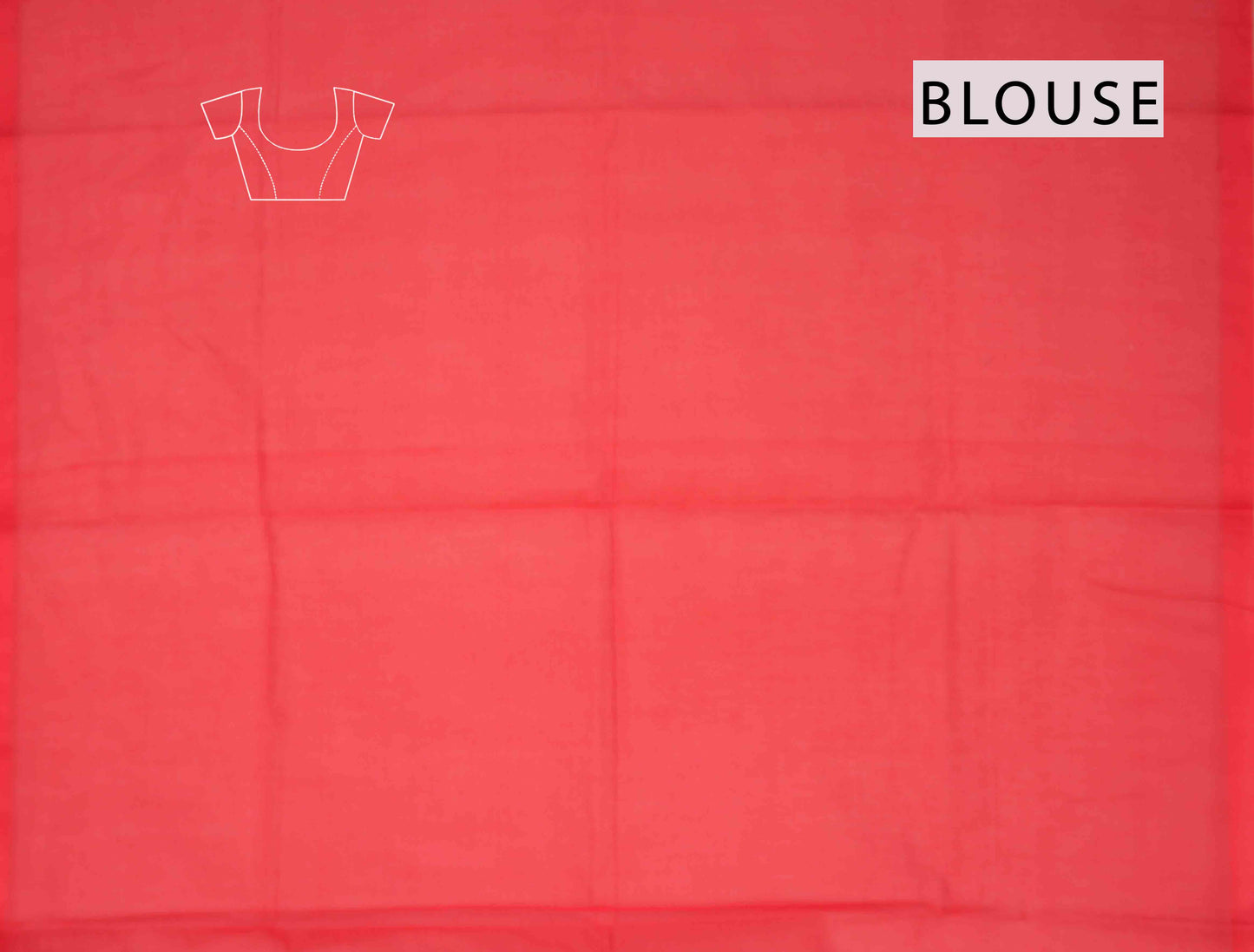 Red Pure South Cotton Checks Butta Star Pallu Saree