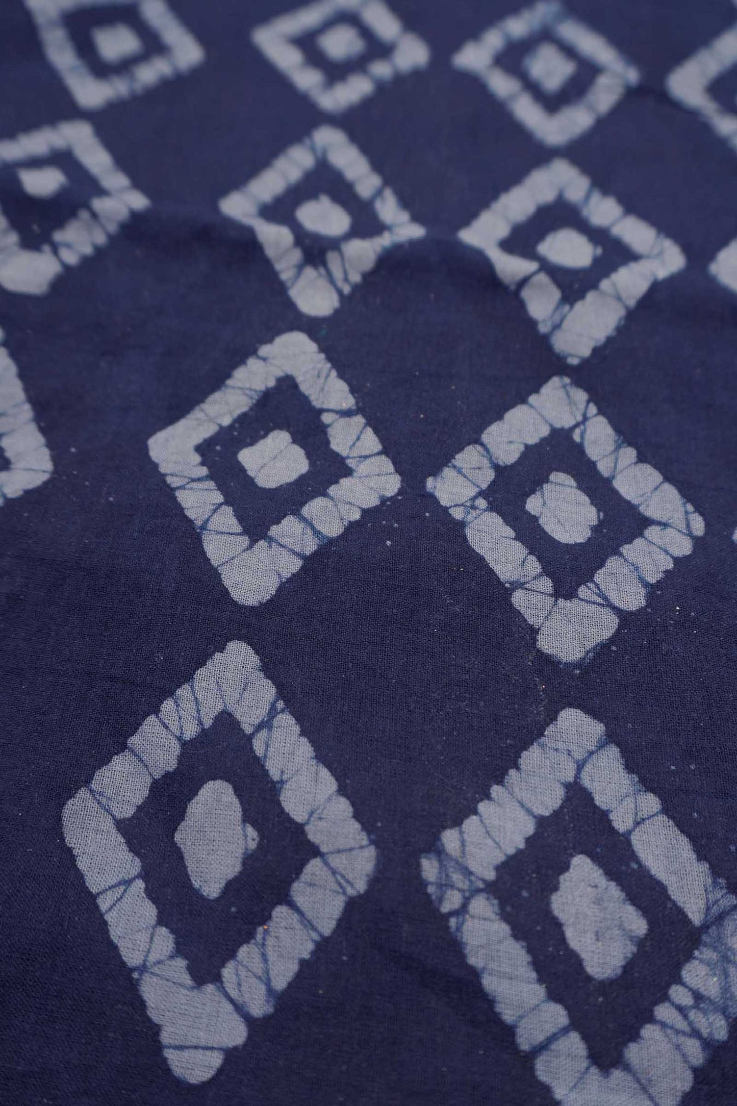 Blue Pure Sungudi Cotton Ratna Maala Flower Zari Border Saree