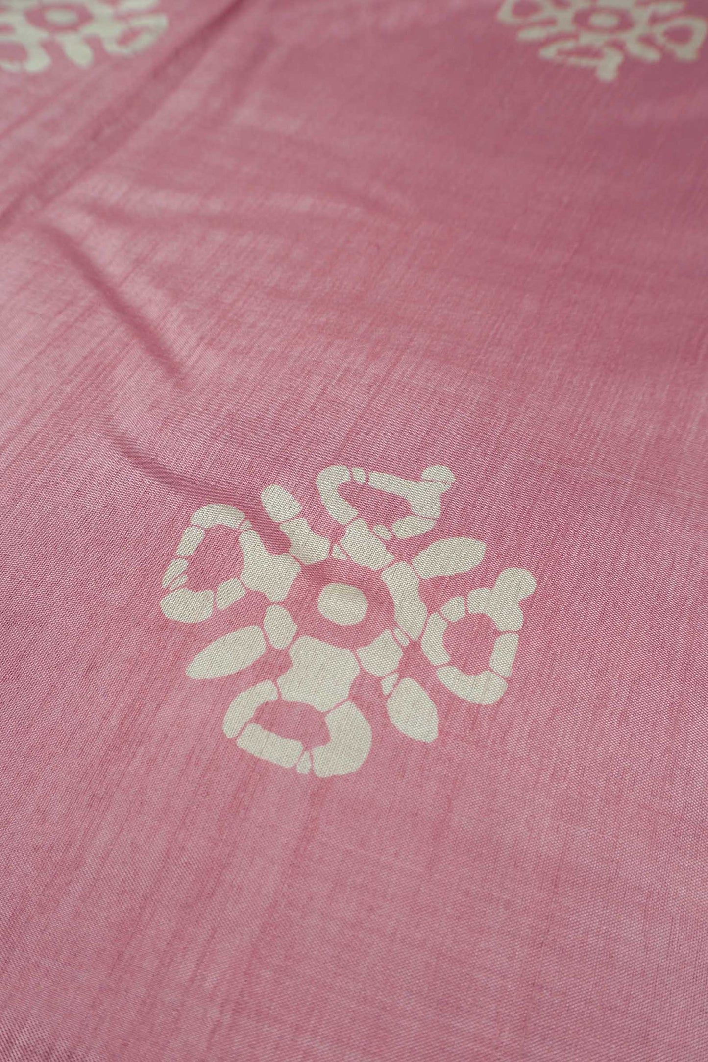 Peach Semi Dola Zari Border Saree