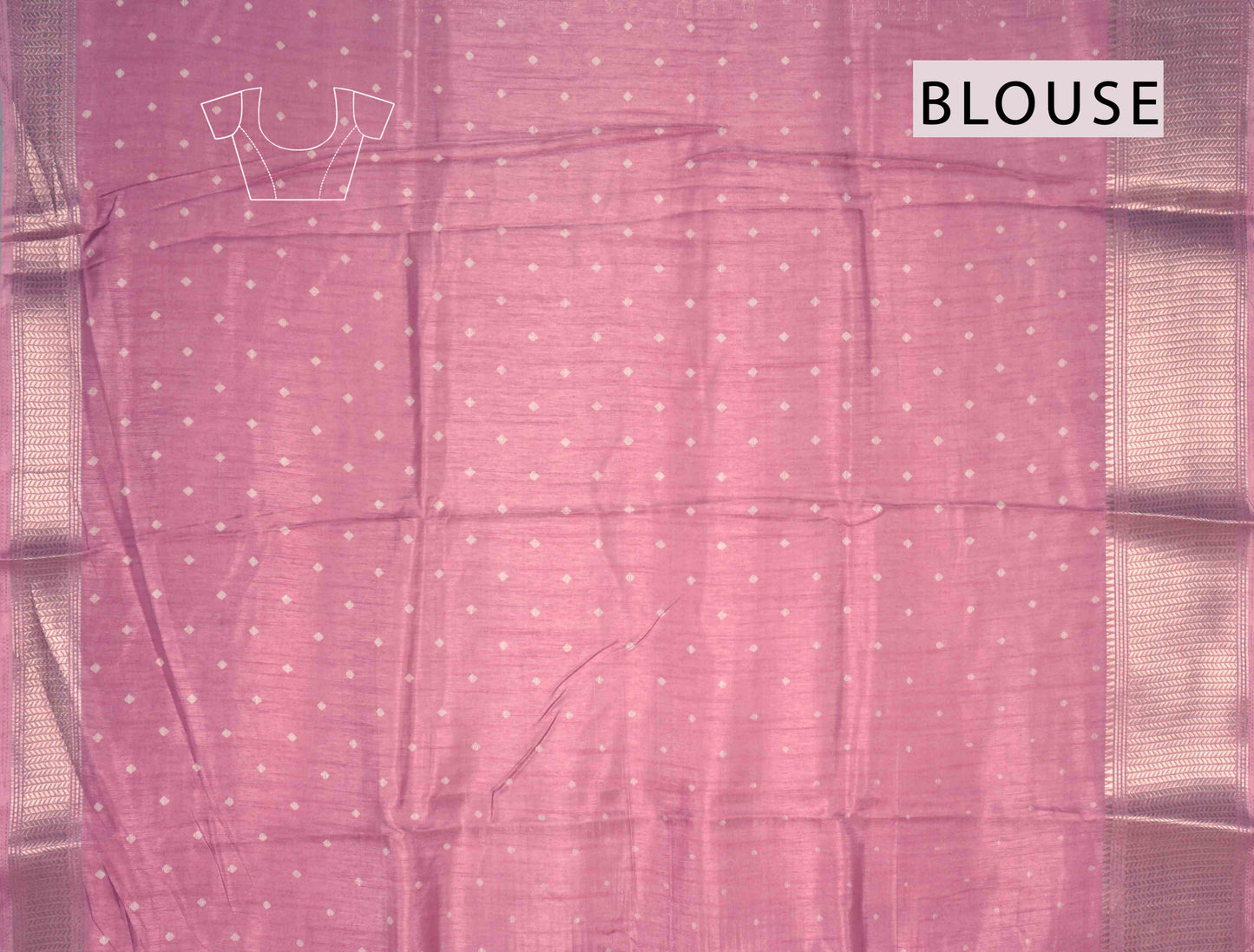 Light Violet Semi Dola Warli Print Zari Border Saree