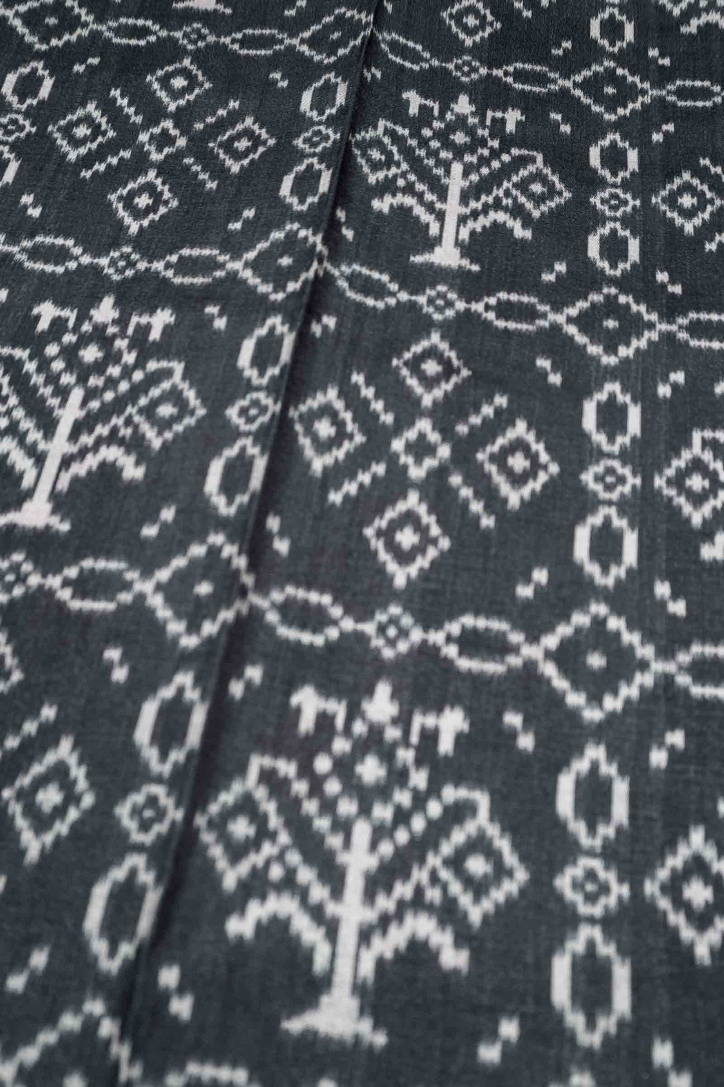 Black Printed Rangoli Print Floral Border Saree NAA234