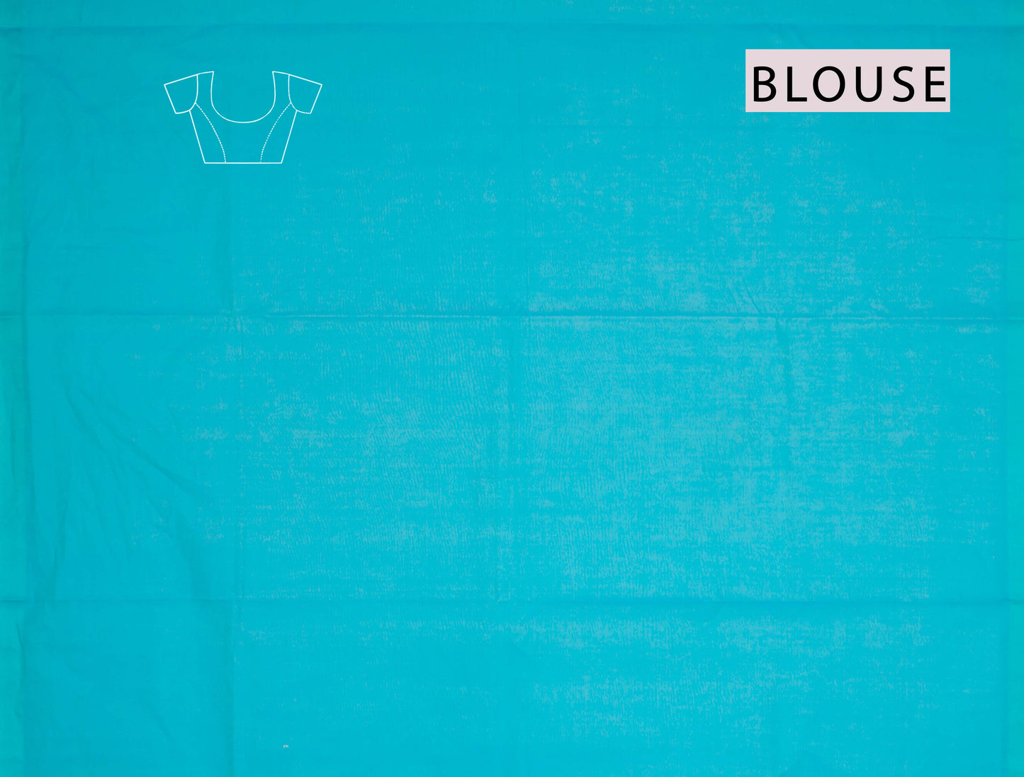 Sky Blue Pure South Cotton Checks Butta Star Pallu Saree NAA239