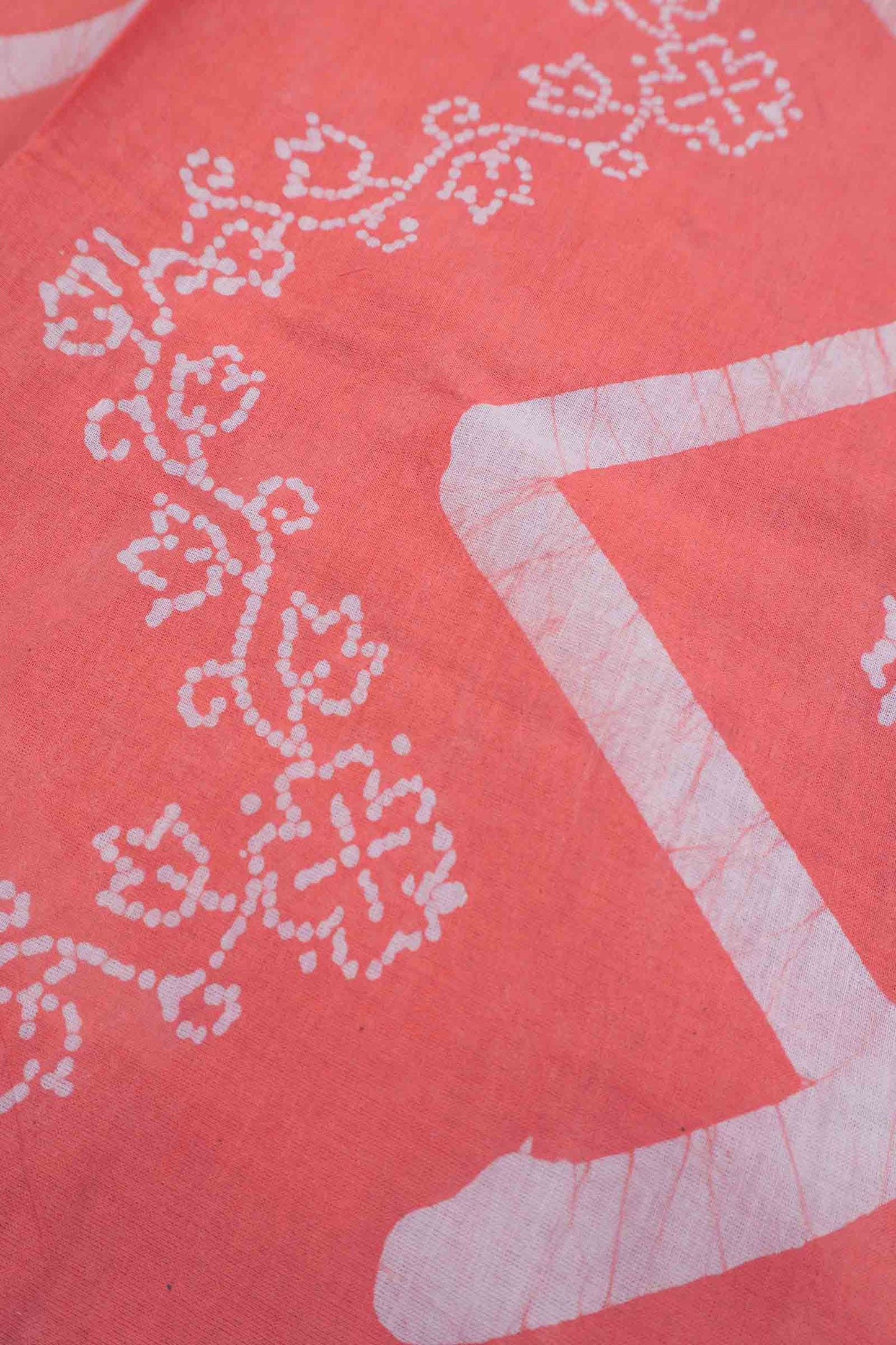 Pink Peach Pure Sungudi Cotton Contrast Temple Border Saree