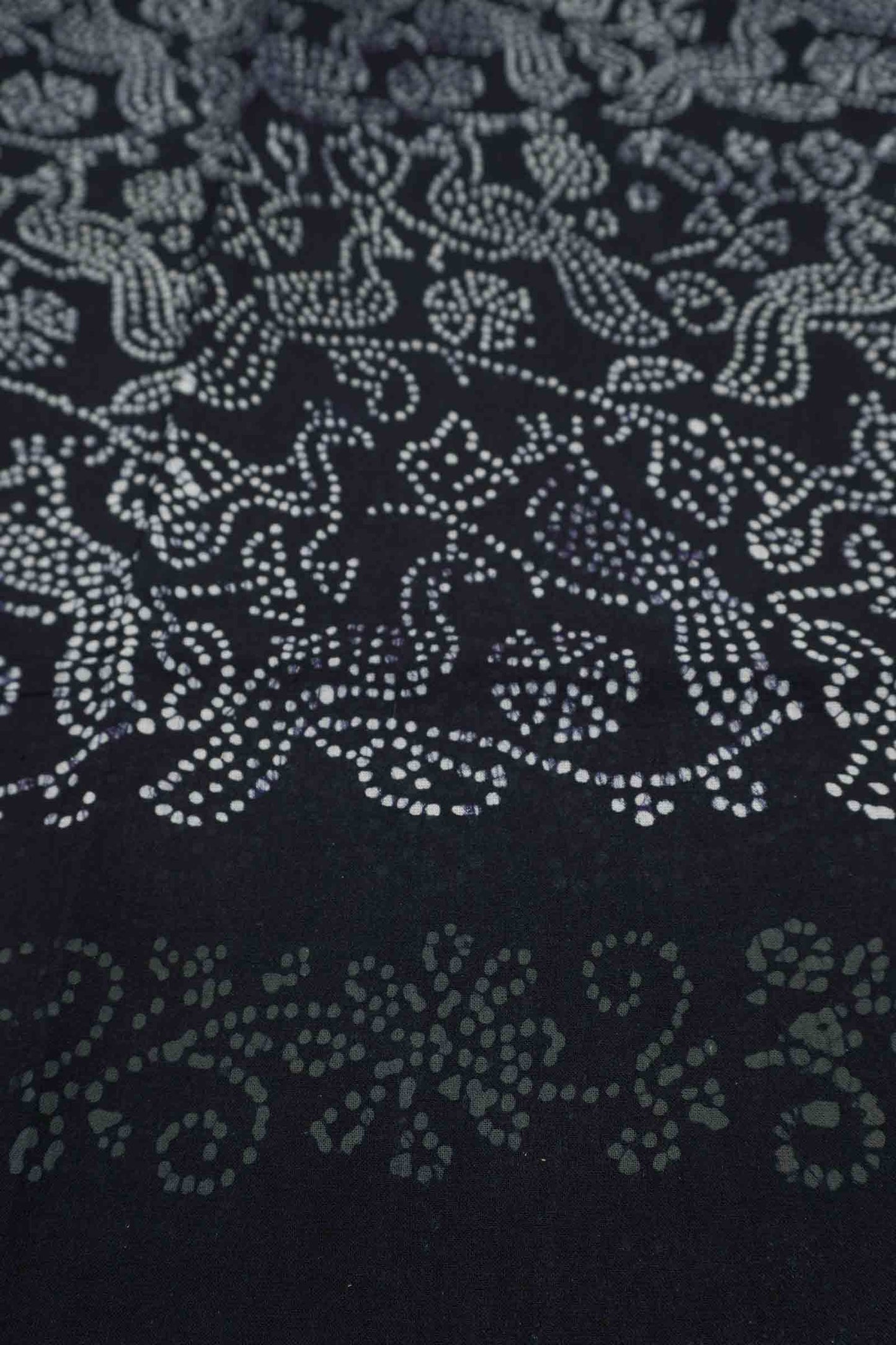 Black Pure Sungudi Cotton All Over Peacocks Saree