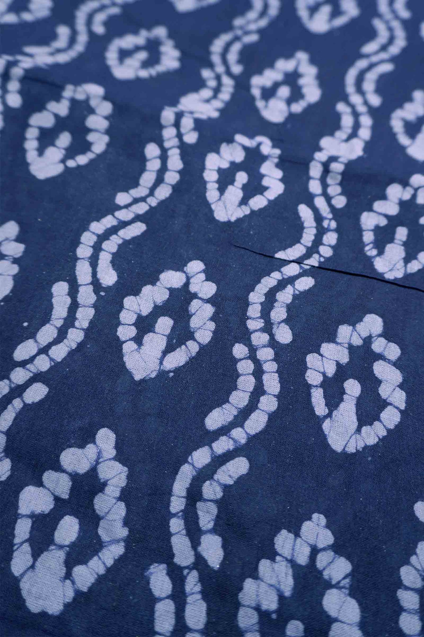 Navy Blue Pure Sungudi Cotton Leaf Prints Zari Border Saree