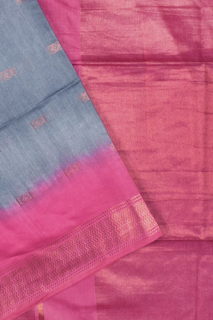 Grey Art Cotton Dobby Saree