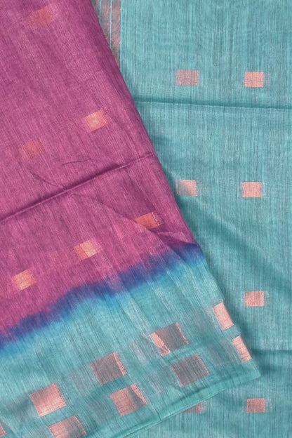 Violet Blue Banswara Dobby Saree